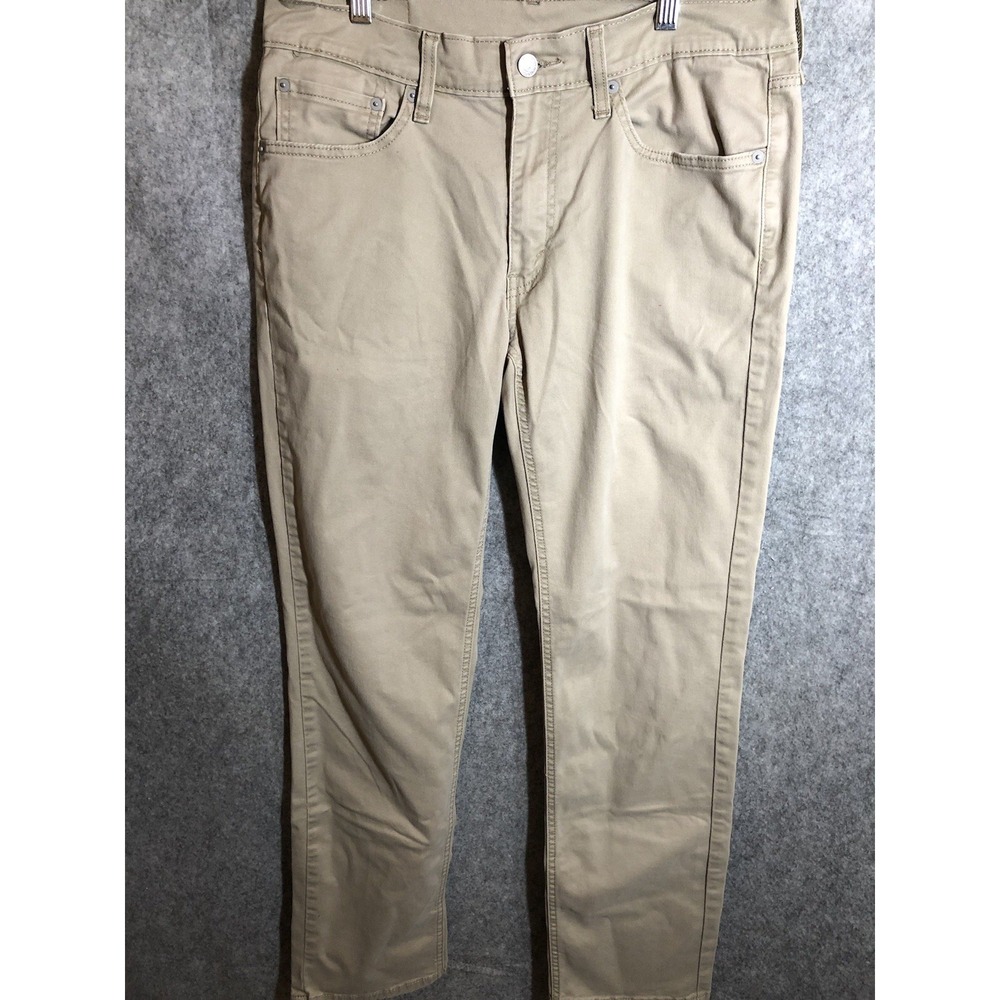 Levis 541 Jeans 33x34 Brown All Season Tech Regular Fit Casual Western Classic